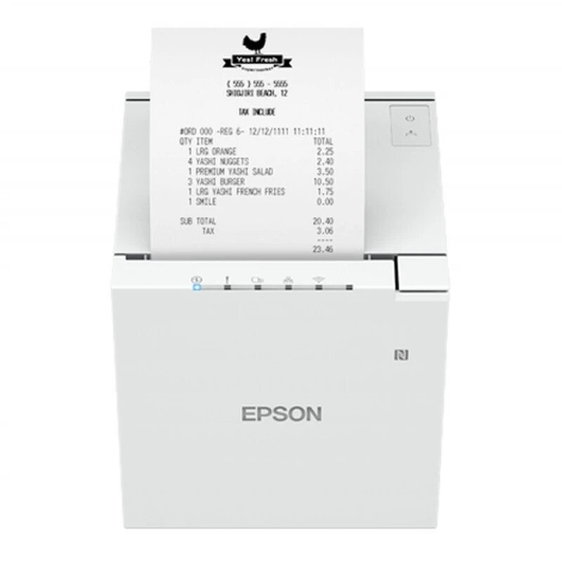 Epson TM-m30III C31CK50111, USB, USB-C, Ethernet, 8 dots/mm (203 dpi), cutter, white, pokladní tiskárna