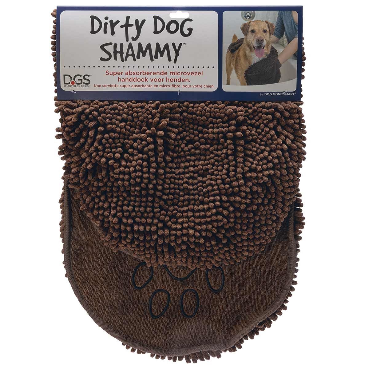 Karlie Dirty Dog Shammy ručník, 80 × 35 cm braun