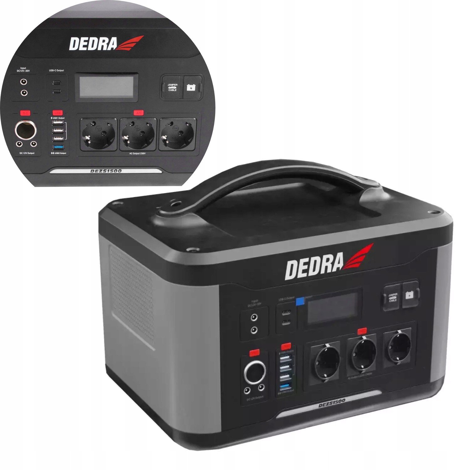 Dedra Napájecí Stanice DEZS1500 1500W Powerbanka