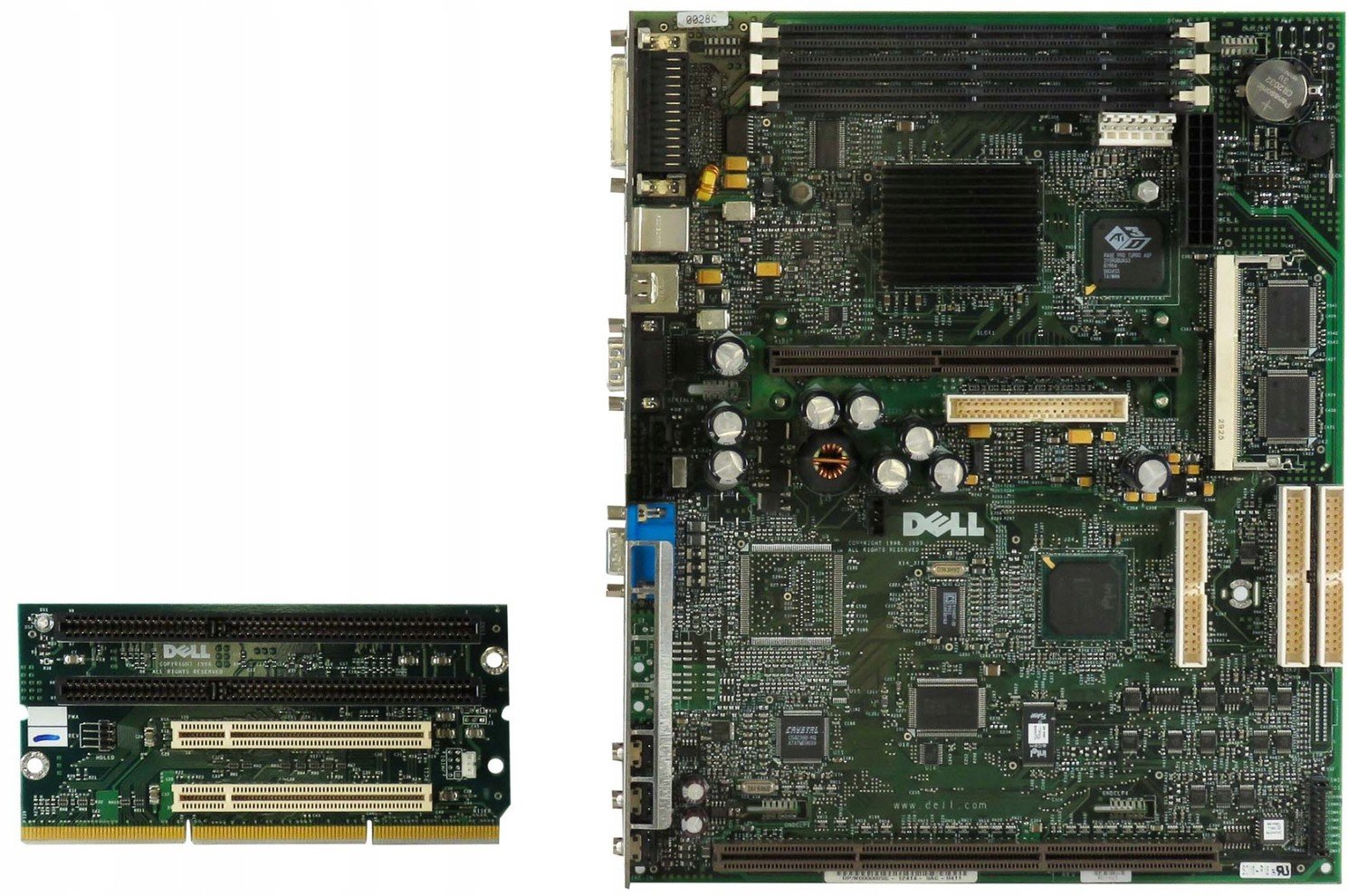Dell 0000028C Slot A Sdram Riser 2x Pci 2x Isa