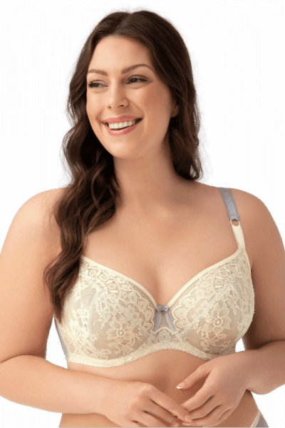 Gorsenia Limoncello K772 Podprsenka měkká 100 F žluto-šedá