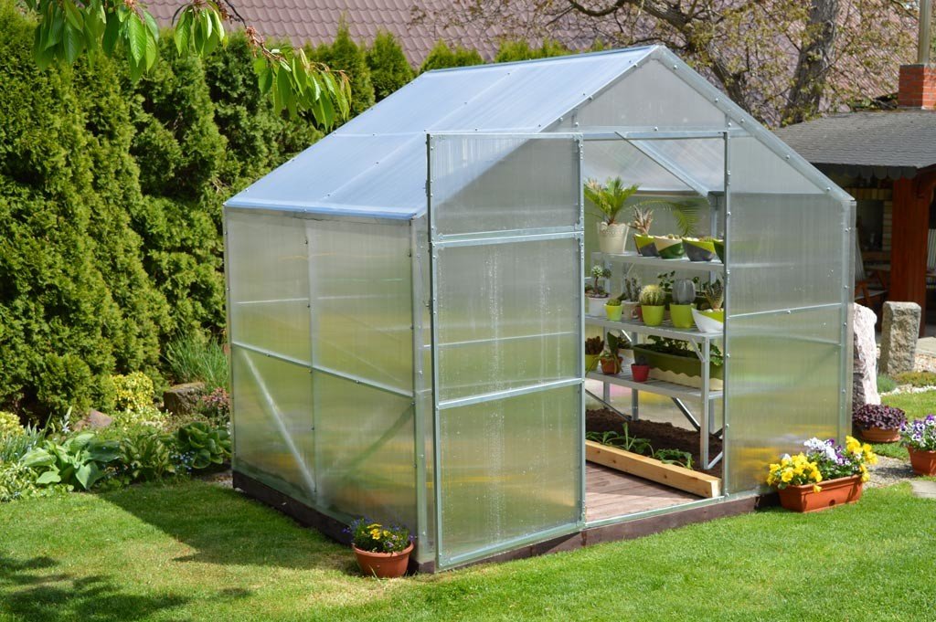 Lanit Plast Zahradní skleník LANITPLAST DOMIK 2,6 x 2 m PC 4 mm