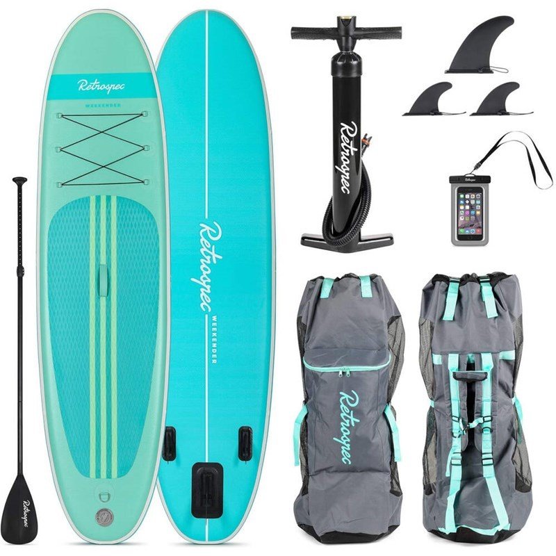 paddleboard RETROSPEC - Retrospec Weekender 10' Inflatable Paddle Board (BLUE)