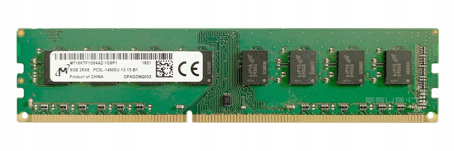 Ram Micron 1x 8GB PC3-14900 Non-ecc 1866MHz