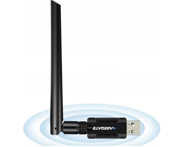 Agedate adaptér WiFi Usb 3.0 1200Mb 2,4GHz 5GHz