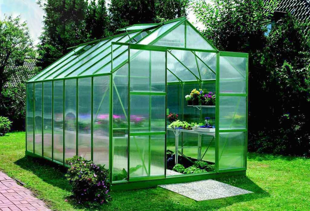 Vitavia Garden Polykarbonátový skleník VITAVIA URANUS 11500, PC 4 mm, zelený