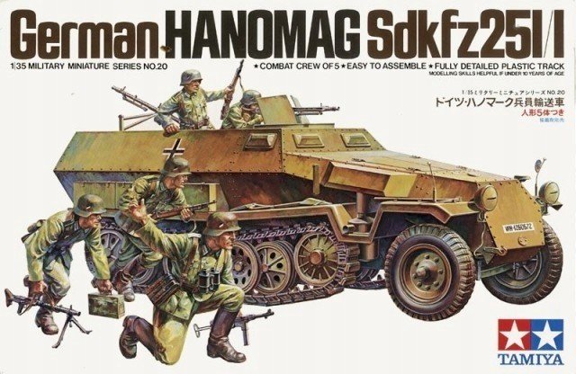 Tamiya 35020 Hanomag Sdkfz 251/1 obrněné vozidlo