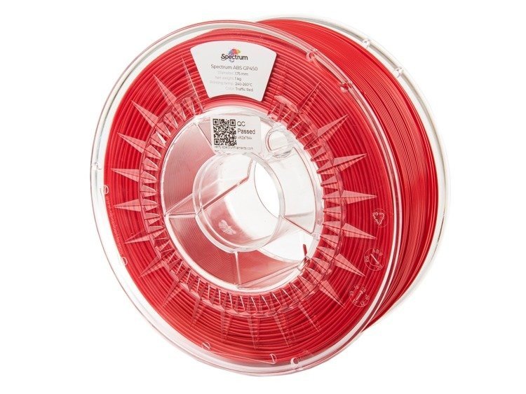 Vlákno Spectrum Abs GP450 1,75mm dopravní červená 1kg