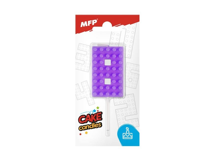 MFP 8800106 Dortová svíčka blok č. 8 fialová