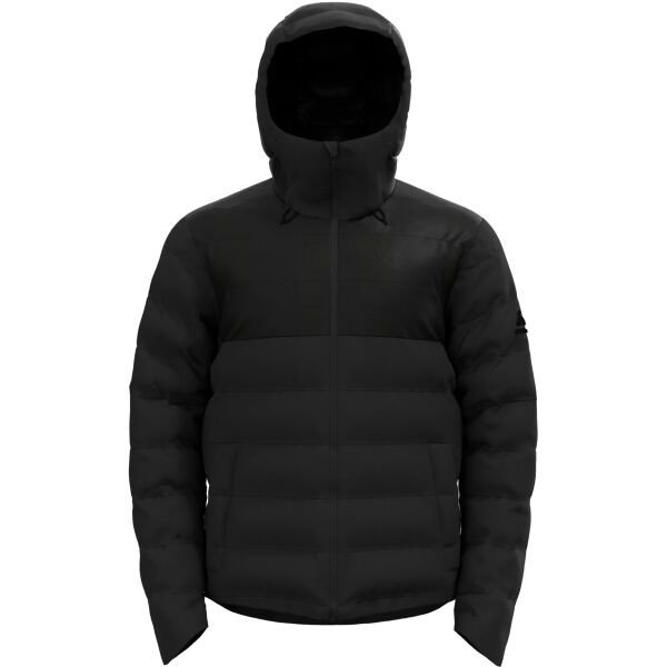 Odlo M SEVERINN-THERMIC HOODED INSULATED JACKET Pánská péřová bunda, černá, velikost L