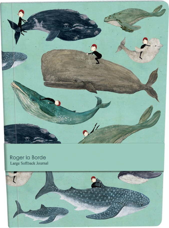 Zápisník 128 stránek Whale Song – Roger la Borde