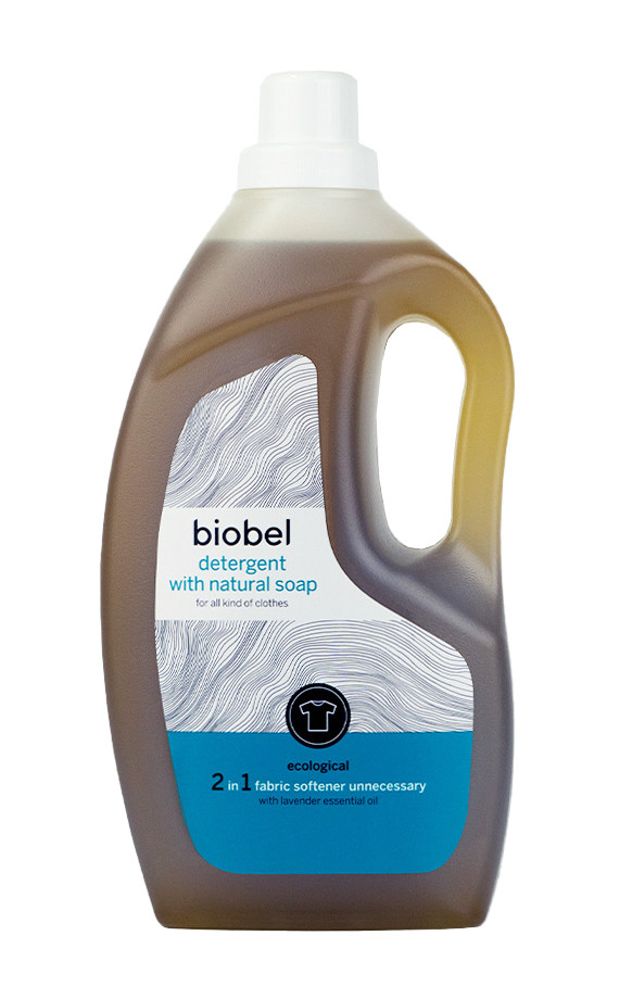 Biobel Prací gel na bílé a barevné prádlo s vůní levandule 1,5 l
