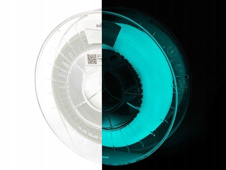 Spectrum Pet-g Glow in the Dark Blue 500g+ bonus