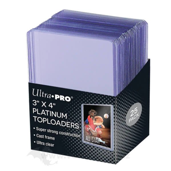 Toploader 3x4 UltraPro Ultra Clear Platinum - 25 ks