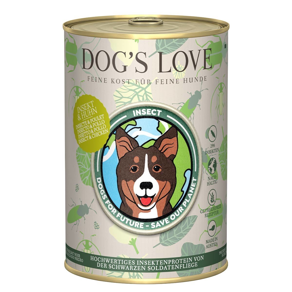 Dog's Love HMYZ A KUŘE 6 × 400 g