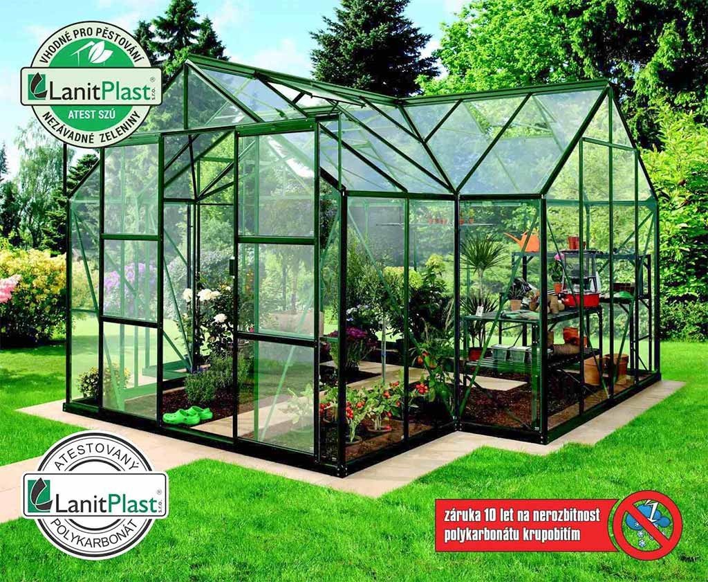 Vitavia Garden Polykarbonátový skleník VITAVIA SIRIUS, PC 4 mm, zelený