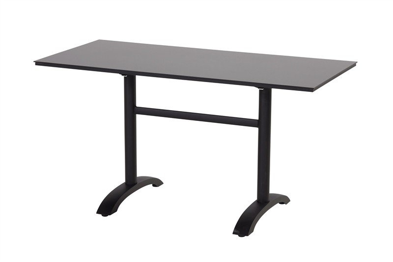 Hartman Bistro stůl Sophie s HPL deskou o rozměru 140x67,5 cm sklápěcí, Carbon Black