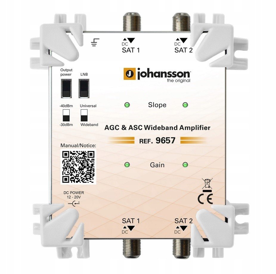 Sat zesilovač Wide Band Agc Asc Johansson 9657