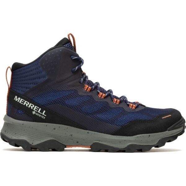 Merrell SPEED STRIKE MID GTX Pánská outdoorová obuv, tmavě modrá, velikost 45