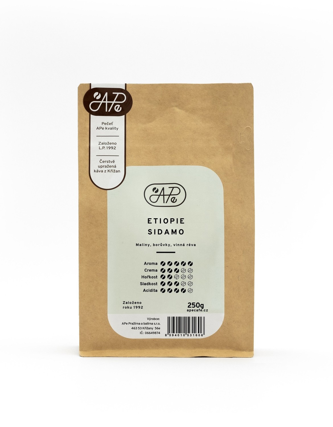 APe Káva Etiopie Sidamo 250 g
