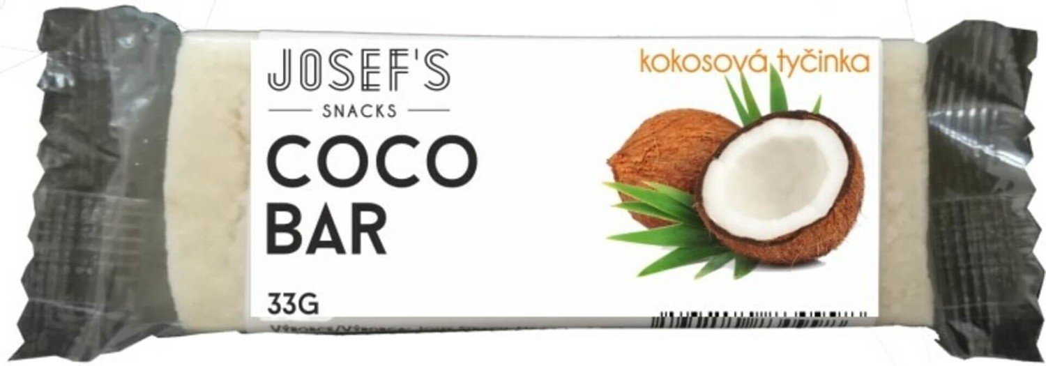 Josef's snacks Kokosová tyčinka 33 g