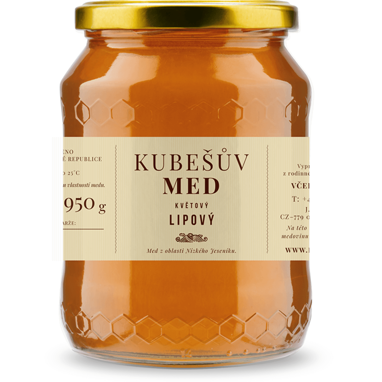 Kubešův med Med květový lesní s lípou 750 g