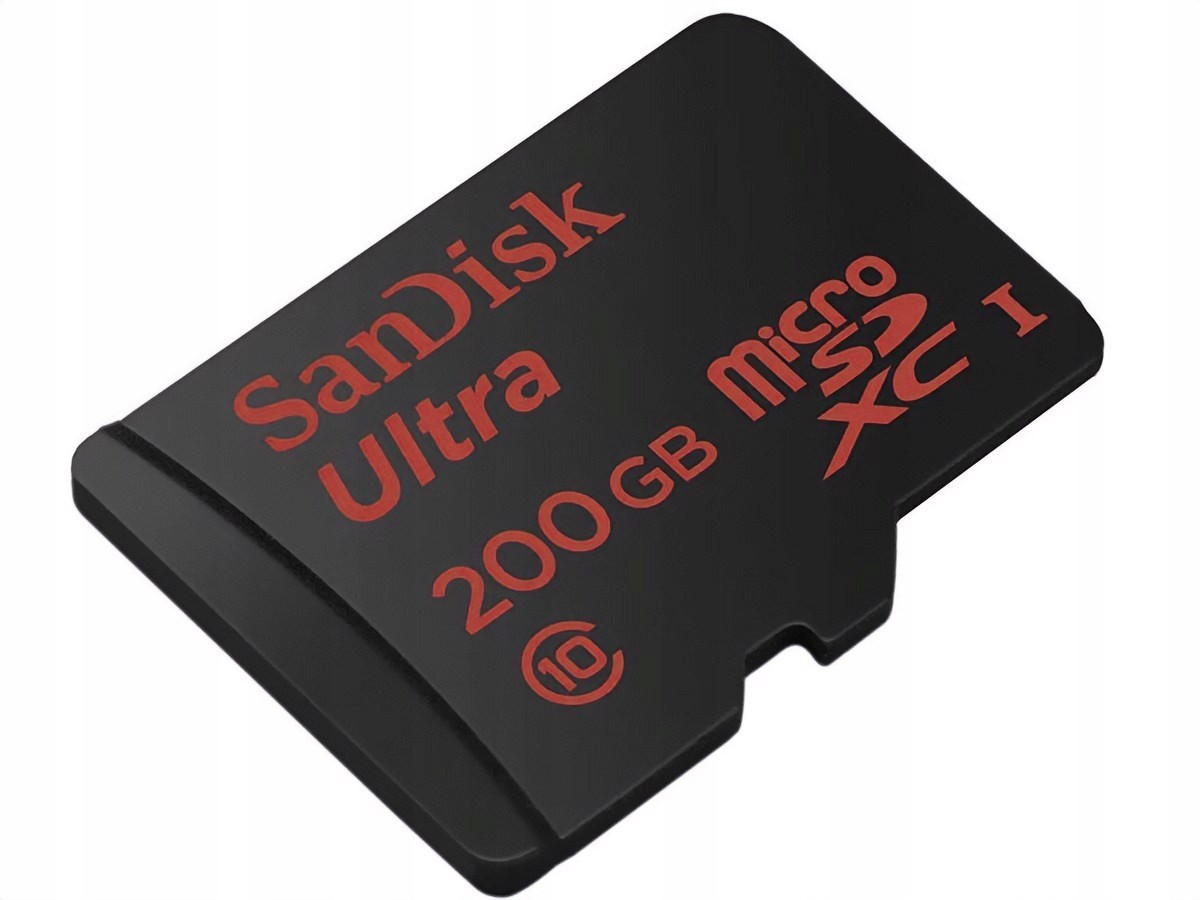 Paměťová karta SanDisk Ultra 200GB C10 Sdxc 90MB/s