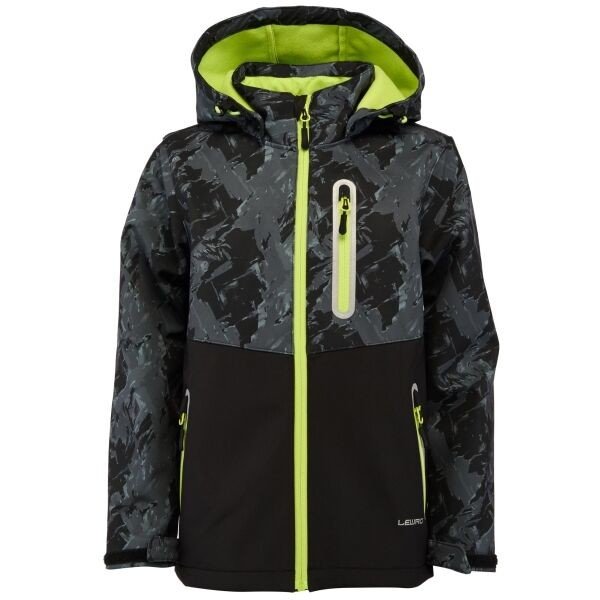 Lewro YASU Dětská softshellová bunda, tmavě šedá, velikost 164-170