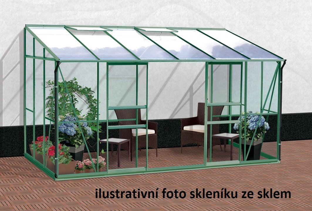 Vitavia Garden Polykarbonátový skleník VITAVIA IDA 7800, PC 6 mm, zelený