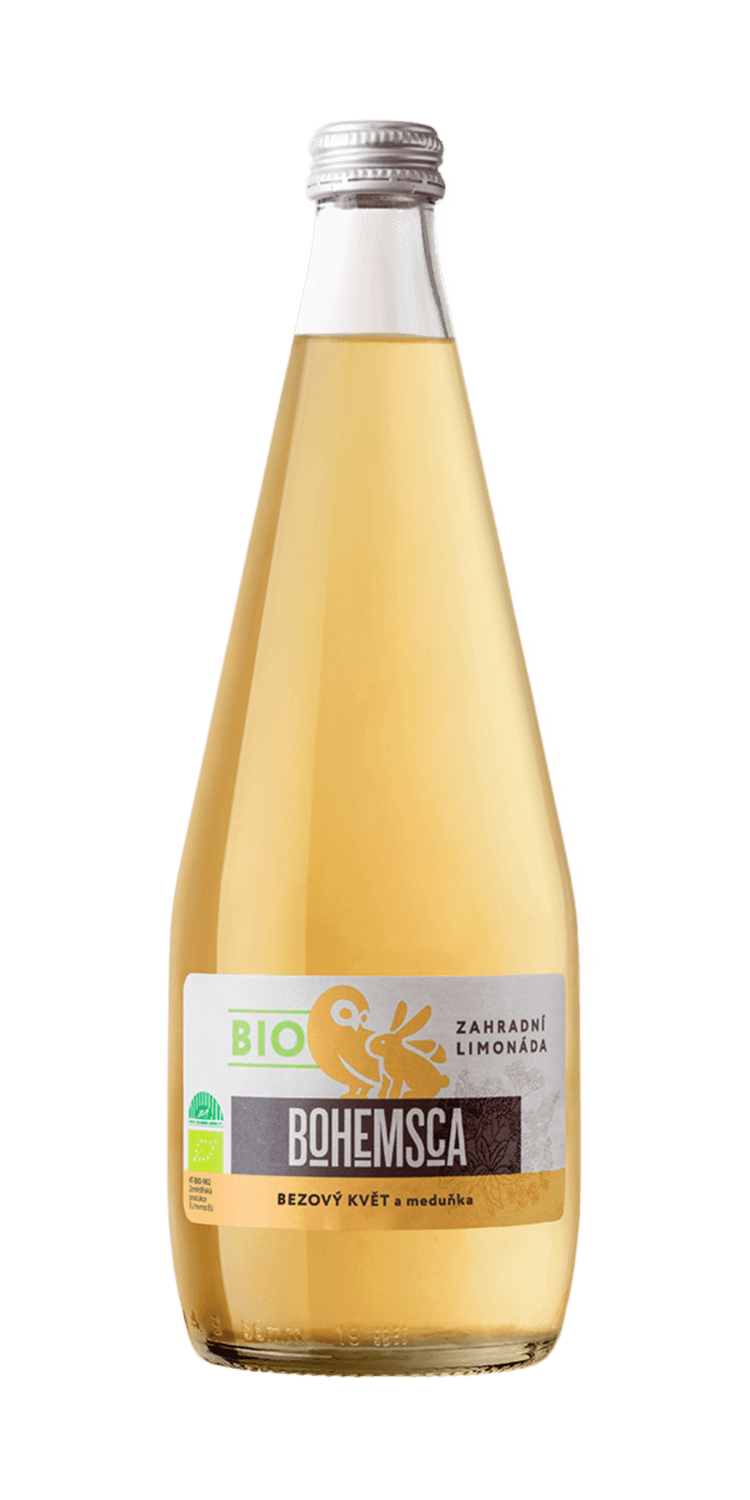 Bohemsca Zahradní limonáda Bezový květ a meduňka BIO 700 ml
