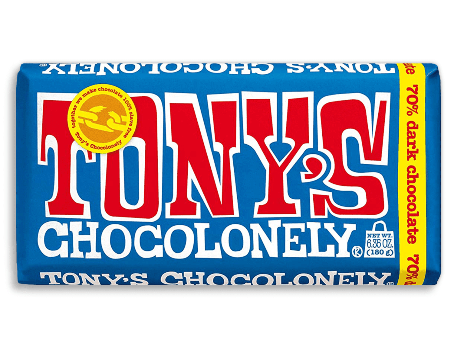 Tony’s Chocolonely Hořká čokoláda 180 g