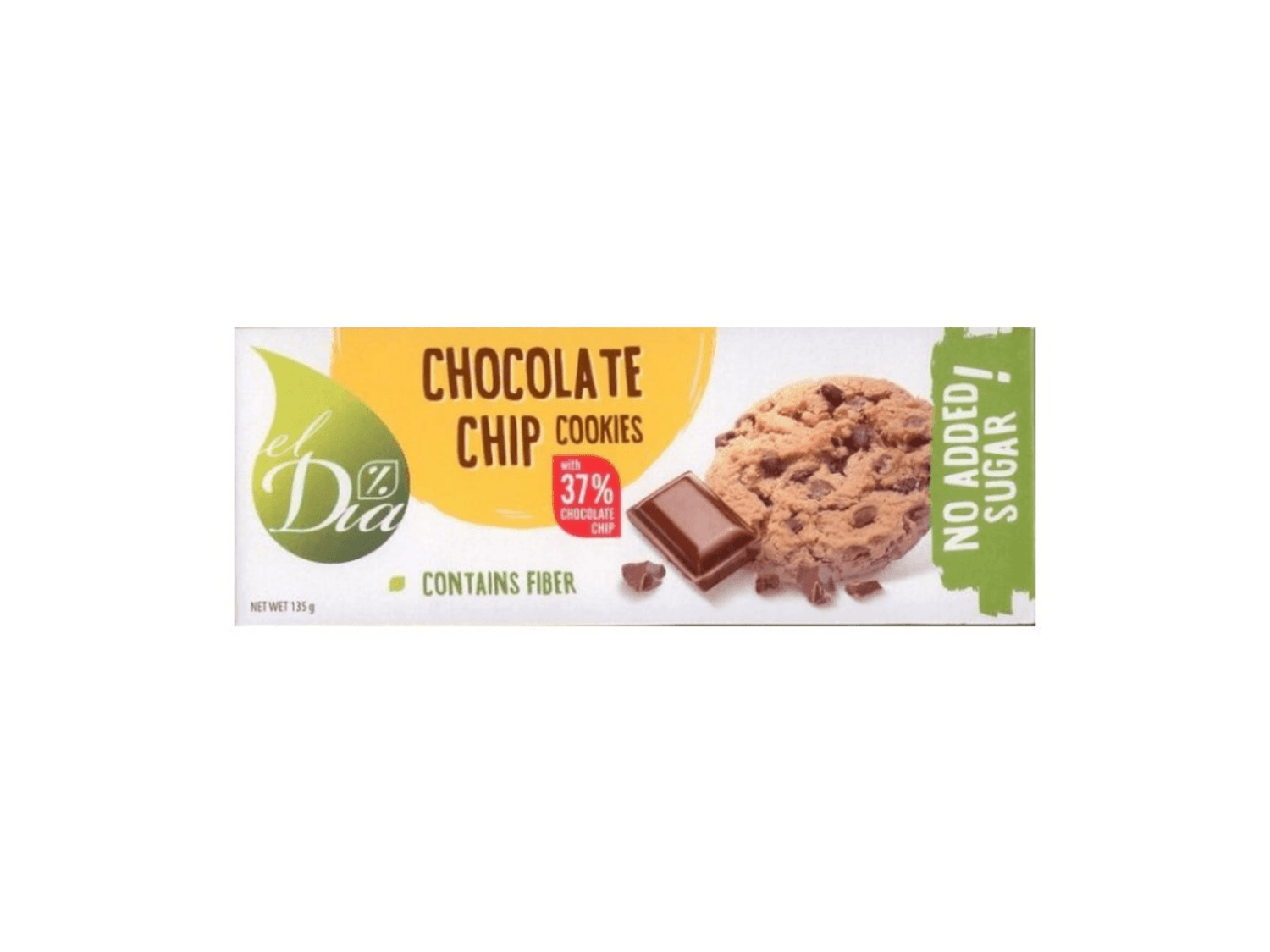 Torras Cookies Chip Choco bez přidaného cukru 135 g