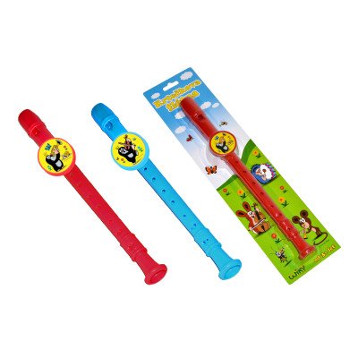 Flétna Krtek 33 cm - červená