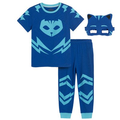 Třídílná pyžamová souprava PJ Masks- modrá - 92 MIX
