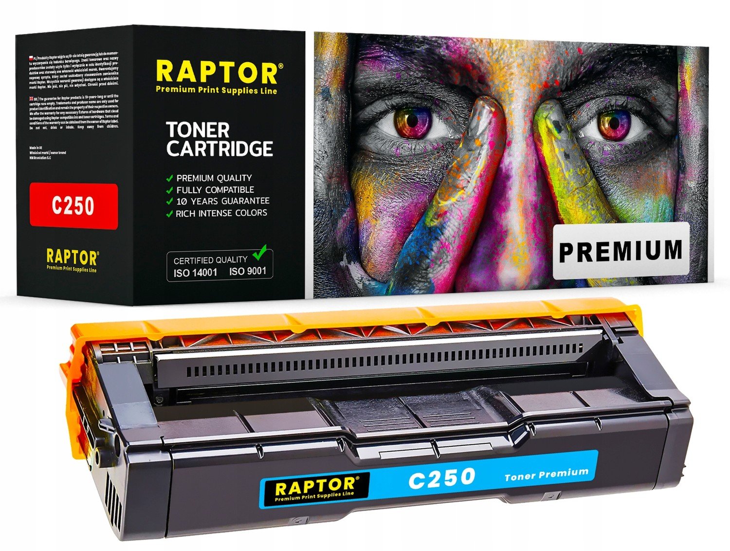 Toner Pro Ricoh Aficio Sp C250e C250sf C260DNw Cyan