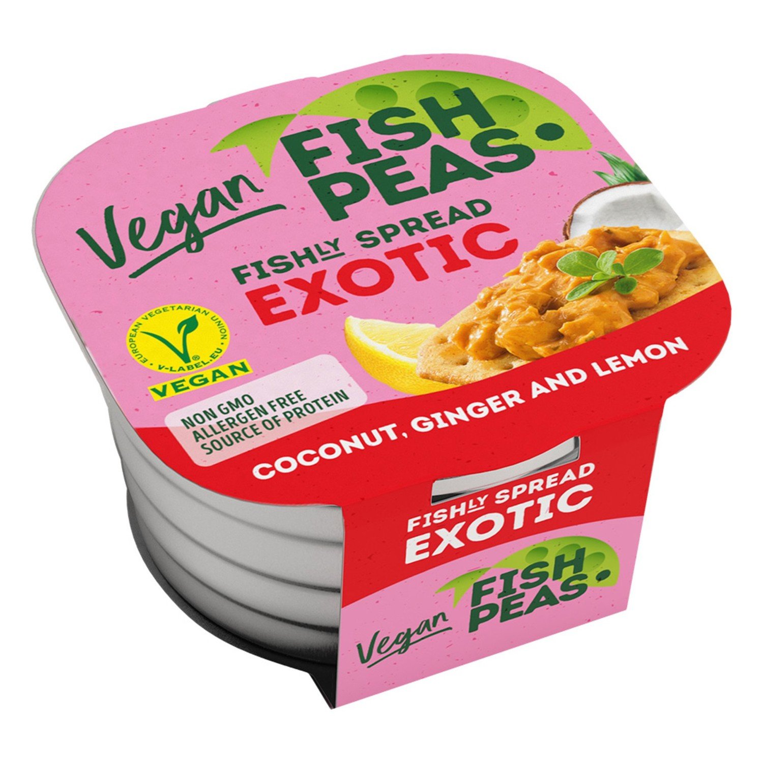 Fish Peas Veganská pomazánka s hrachovou bílkovinou Exotic 125 g