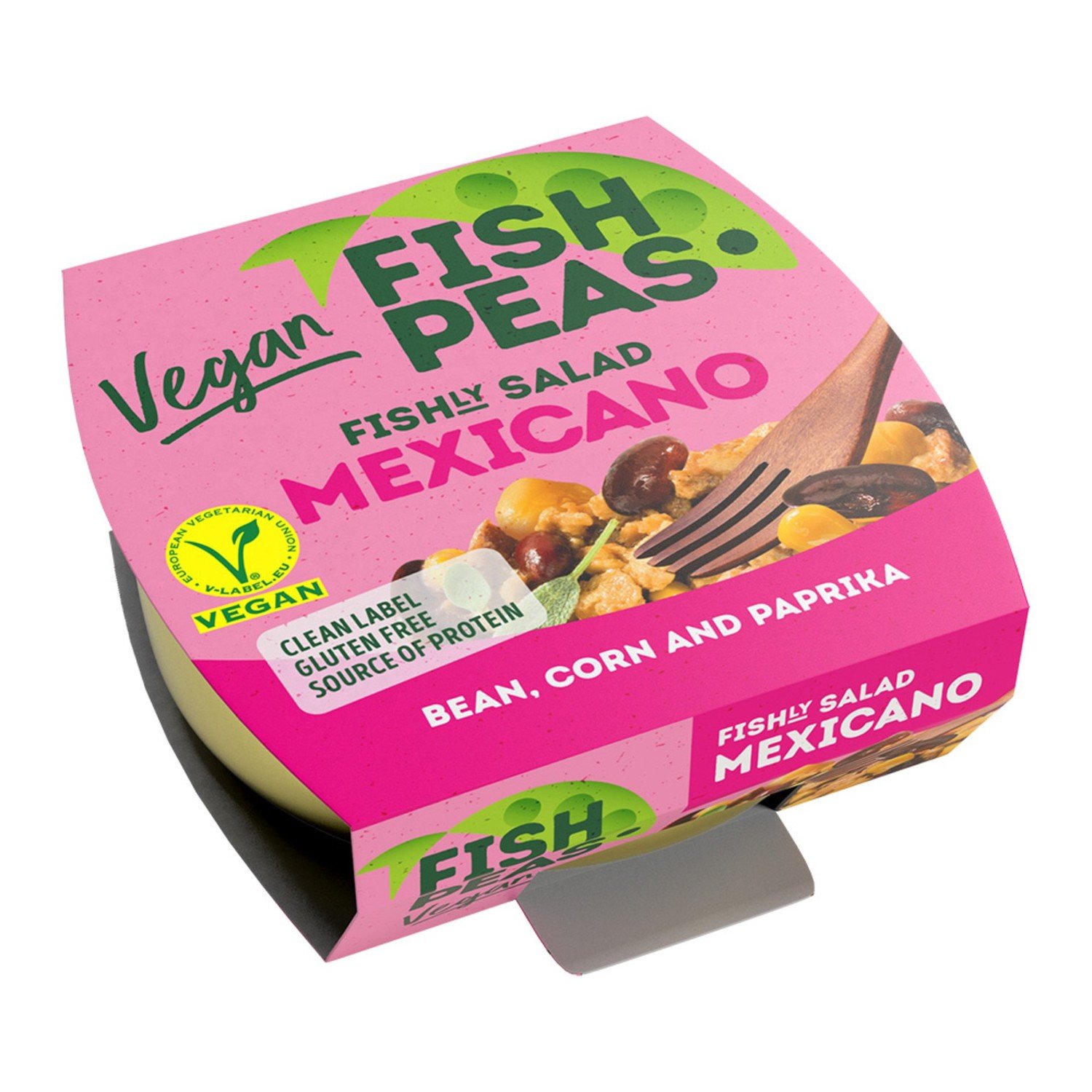 Fish Peas Veganský salát s hrachovou bílkovinou Mexicano 175 g