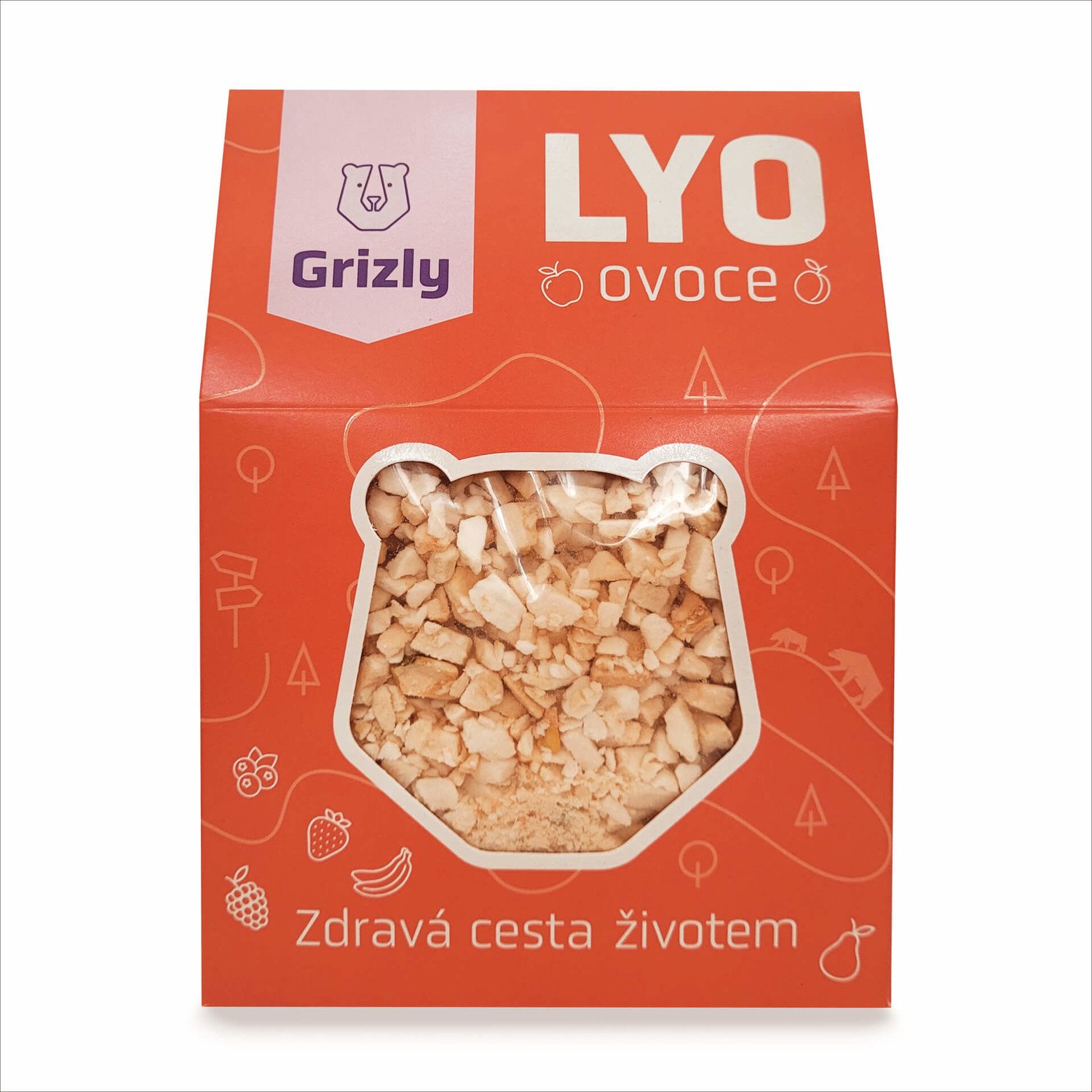 GRIZLY Jablka lyofilizovaná 50 g