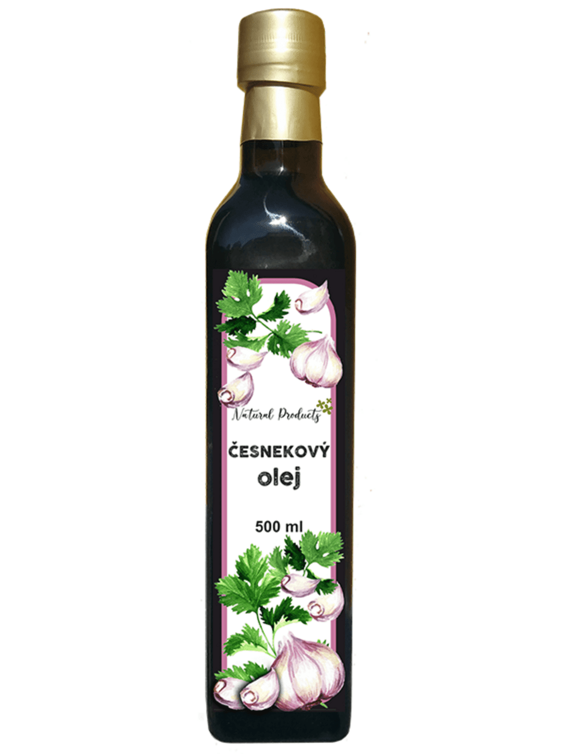 Natural Products Česnekový olej 500 ml