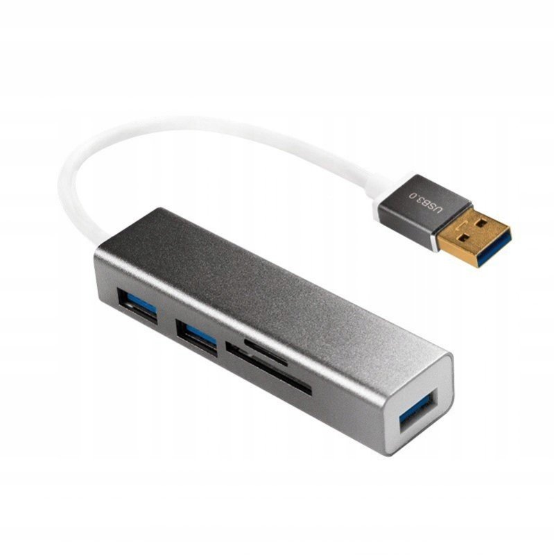 LogiLink Usb Hub 3.0 3 porty čtečkou karet