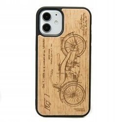 Dřevěné Pouzdro Pro Iphone 12 Mini Harley Patent