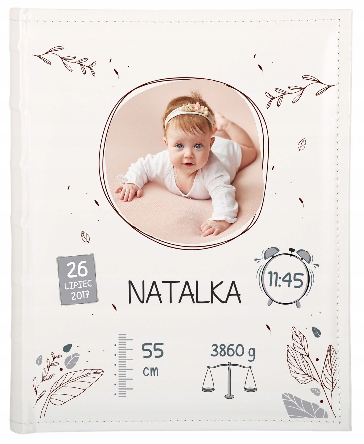 Album Dětská metrika dárek ke křtu Ráček