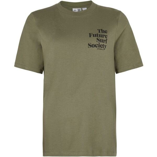 O'Neill FUTURE SURF SOCIETY T-SHIRT Dámské tričko, khaki, velikost S