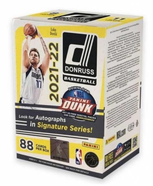 2021-22 NBA karty Panini Donruss Blaster Box - basketbalové karty