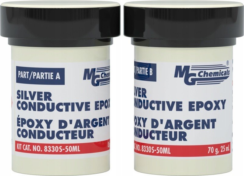 Stříbrné vodivé epoxidové lepidlo Mg Chemicals 8331S