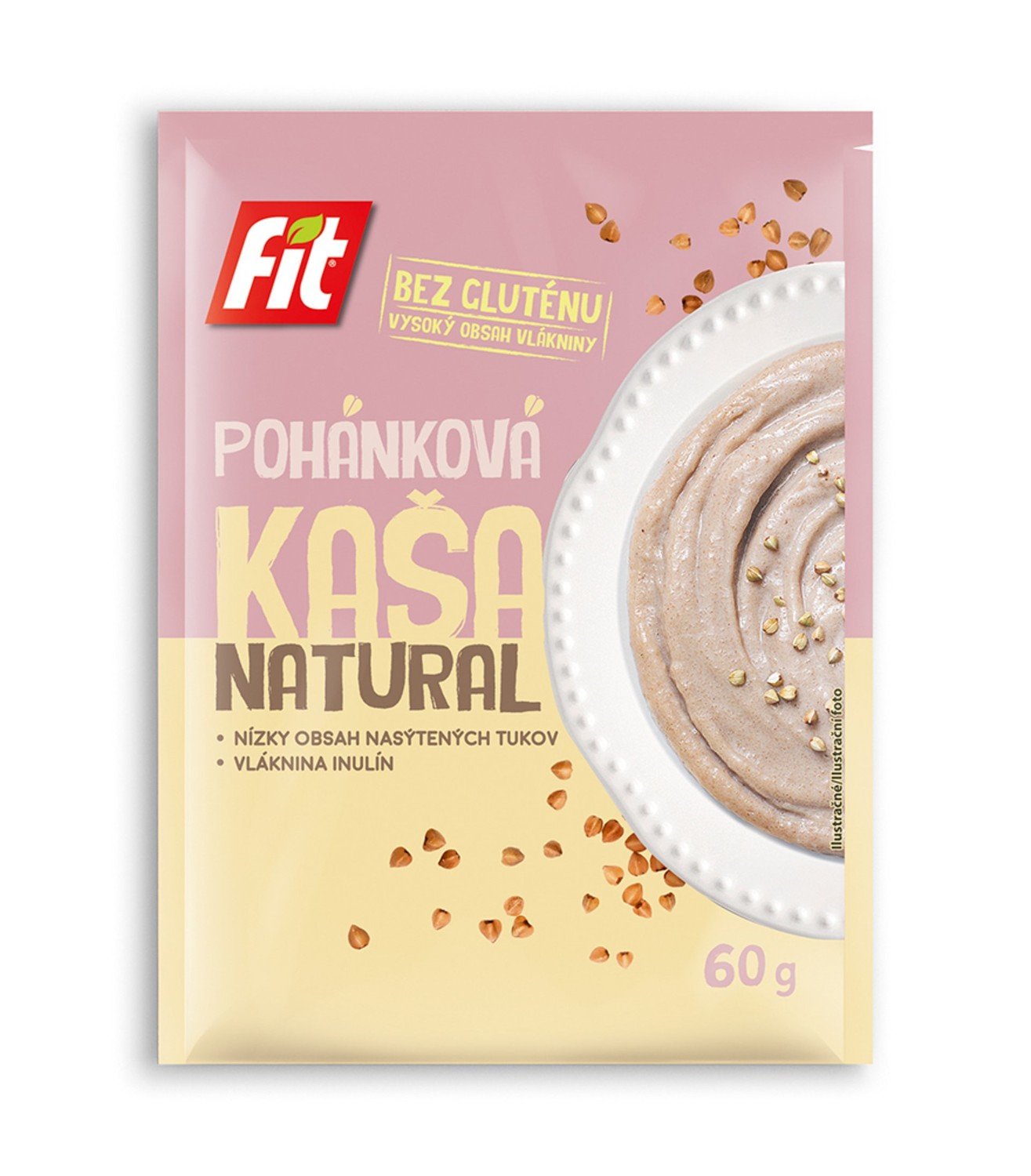 Fit Pohanková kaše Natural 60 g