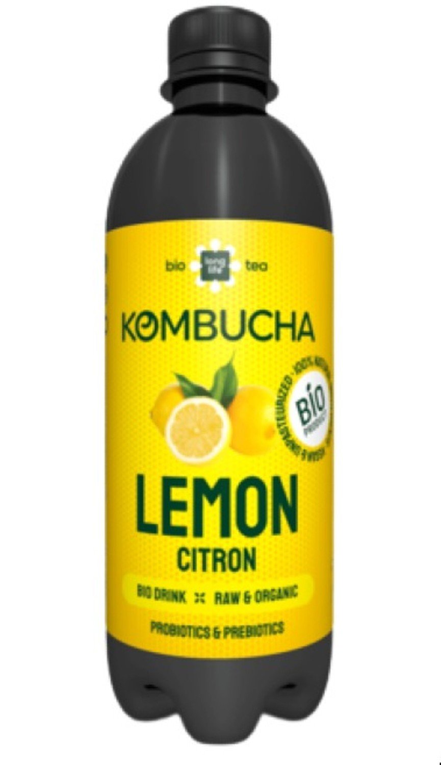 Long life biotea Kombucha citrón 500 ml