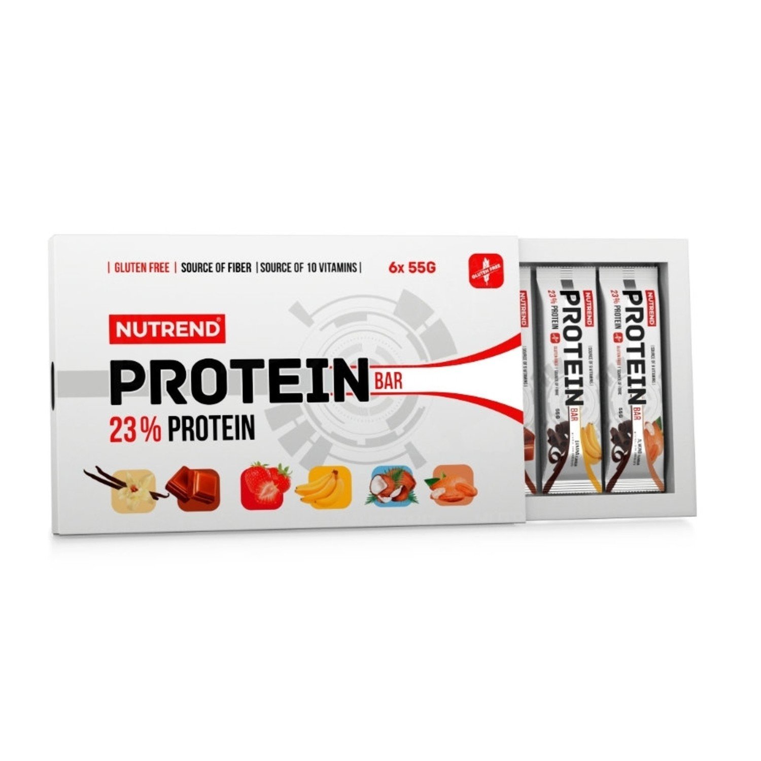 Nutrend Protein Bar dárkové balení 6x55 g
