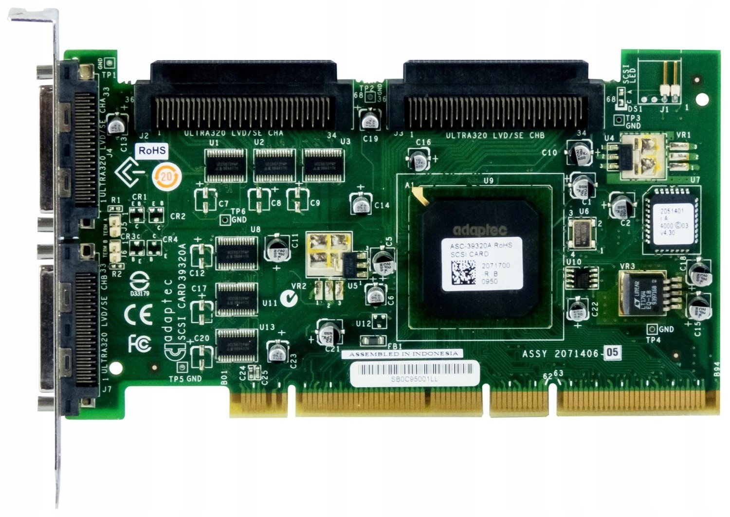 Adaptec ASC-39320A ULTRA320 Scsi Pci-x