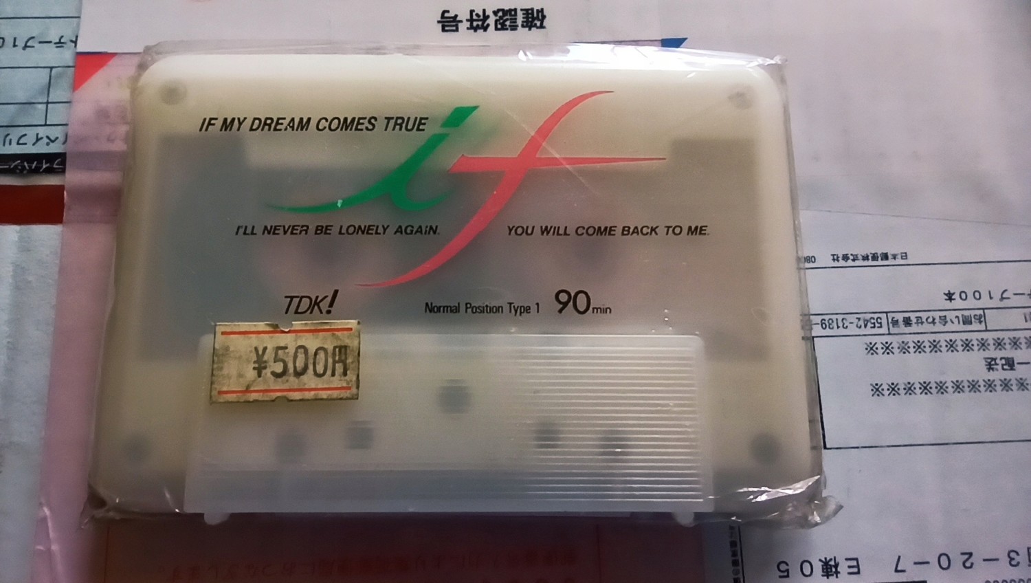 Tdk Ar 90 1987r- If My Dream Comes True Nové 1ks
